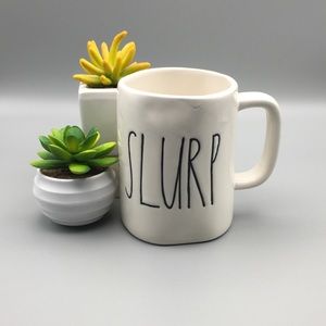 Brand new Rae Dunn "SLURP" coffee mug Pre 2018